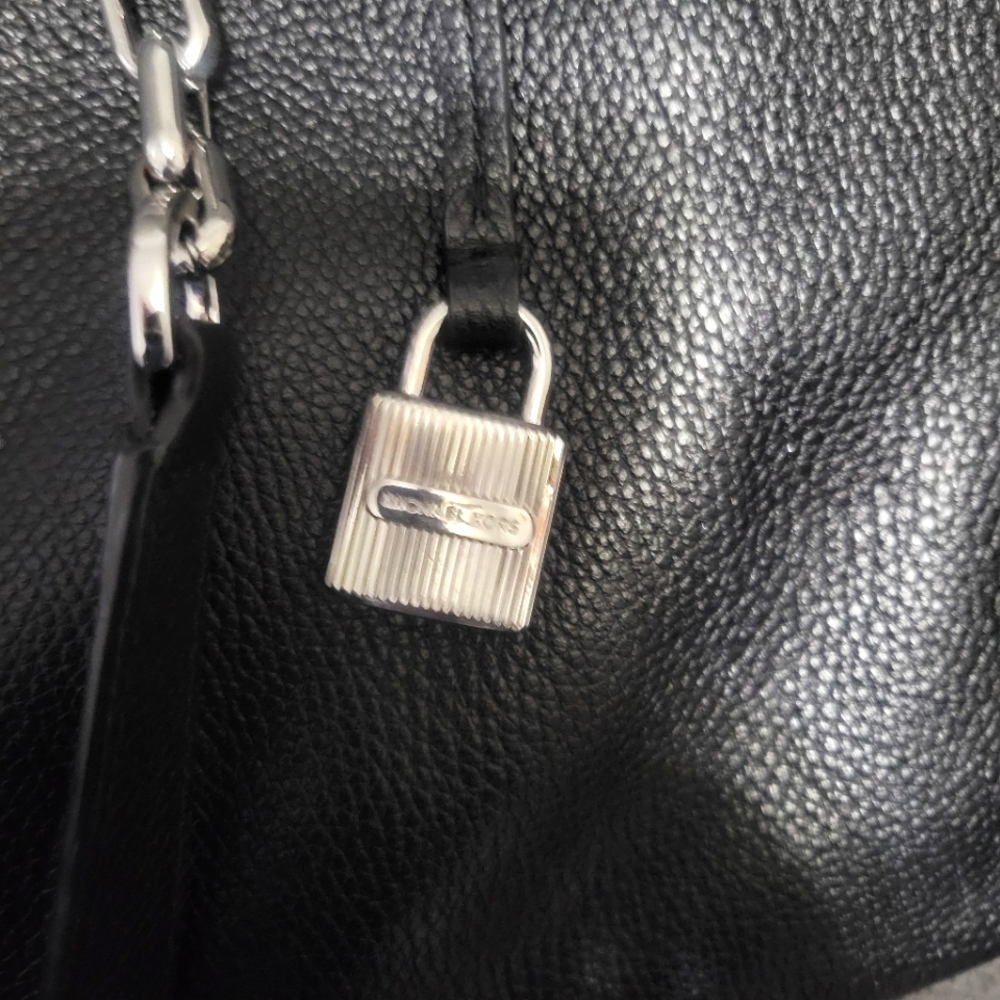 Michael Kors Mercer chain link leather tote